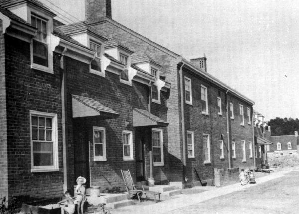 Rear of 3464 -3466 South Stafford Street, 1943. Courtesy Fairlington Properties, Realtors