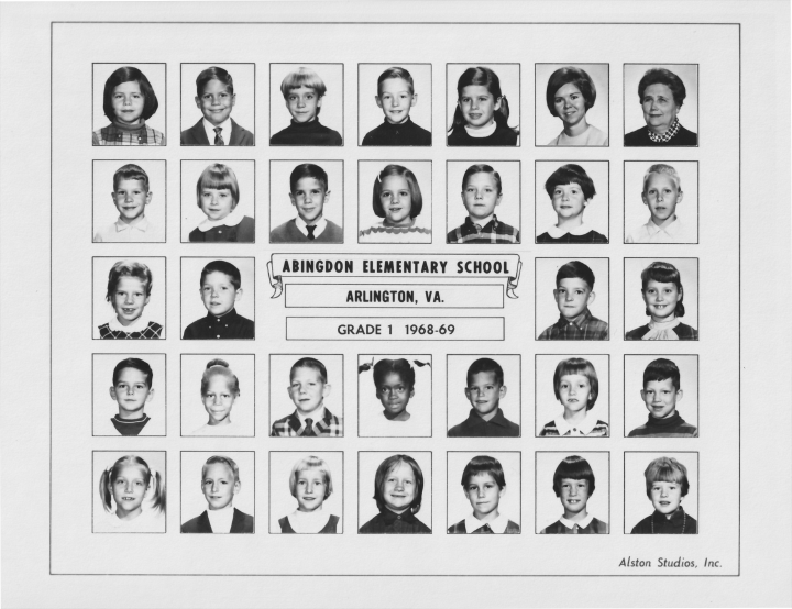 A page from the 1968-1969 Abingdon Elementary School yearbook. Courtesy of Abingdon Elementary.