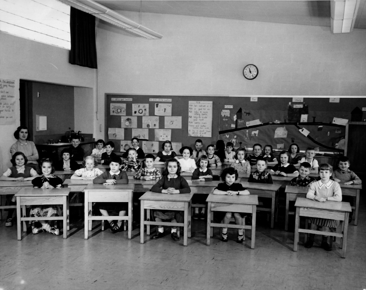 Ms. Gleason&rsquo;s 2nd grade class, 1954-1955.