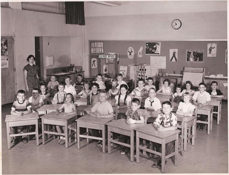 Ms. Hefner&rsquo;s 2nd grade class, 1953-1954.